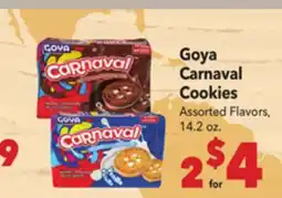 Vallarta Supermarkets Goya Carnaval Cookies offer