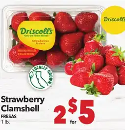Vallarta Supermarkets Strawberry Clamshell / FRESAS offer