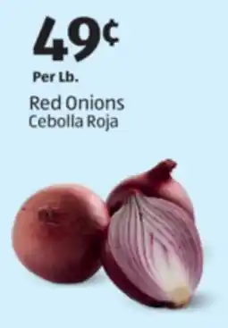 Aldi Red Onions offer