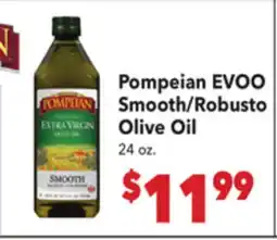 Vallarta Supermarkets Pompeian EVOO Smooth/Robusto Olive Oil offer