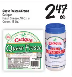 El Super Fresh Fresh Cheese, 10 Oz. or Cream, 15 Oz offer