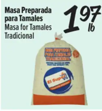 El Super Fresh Masa for Tamales Tradicional offer