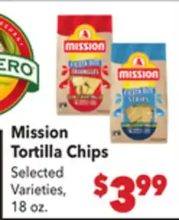 Vallarta Supermarkets Mission Tortilla Chips offer