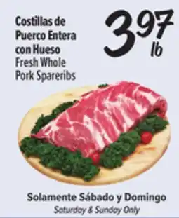 El Super Fresh Fresh Whole Pork Spareribs offer
