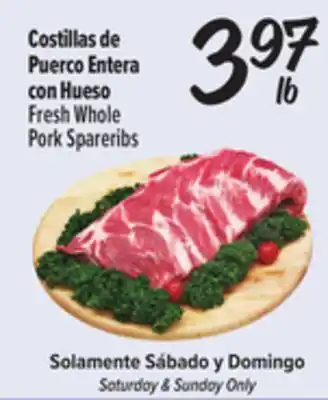 El Super Fresh Fresh Whole Pork Spareribs offer