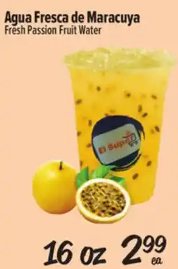 El Super Fresh Fresh Passion Fruit Water offer