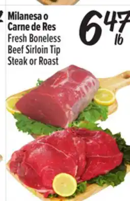 El Super Fresh Boneless Beef Sirloin Tip Steak or Roast offer
