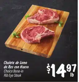 El Super Choice Bone - in Rib Eye Steak offer
