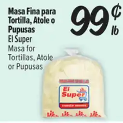 El Super Fresh Masa for Tortillas, Atole or Pupusas offer