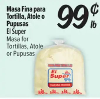El Super Fresh Masa for Tortillas, Atole or Pupusas offer