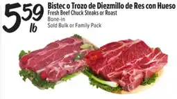 El Super Fresh Fresh Beef Chuck Steaks or Roast offer