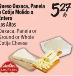 El Super Oaxaca, Panela or Ground or Whole Cotija Cheese offer