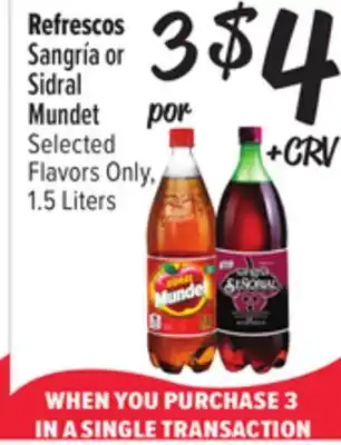 El Super Sangría or Sidral Mundet offer