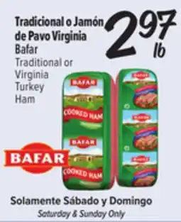 El Super Fresh Traditional or Virginia Turkey Ham offer
