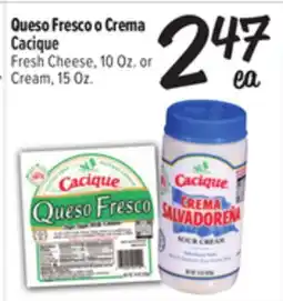 El Super Fresh Cheese, 10 Oz. or Cream, 15 Oz offer