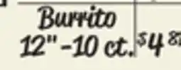 El Super Burrito offer
