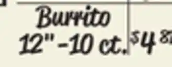 El Super Burrito offer
