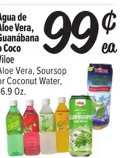 El Super Aloe Vera, Soursop or Coconut Water offer