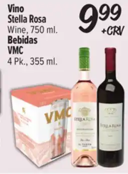 El Super Stella Rosa Wine 750 ml. VMC 4 Pk., 355 ml offer