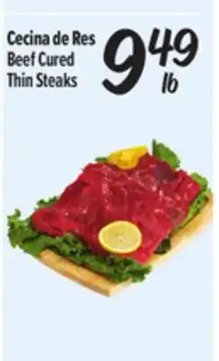 El Super Beef Cured Thin Steaks offer