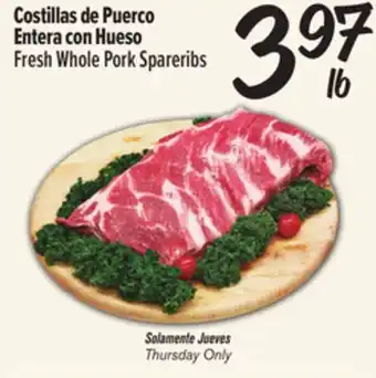 El Super Fresh Whole Pork Spareribs offer