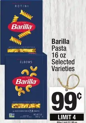 Super King Markets Barilla Pasta offer