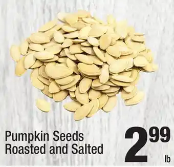 Super King Markets Pumpkin Seeds Roasted and Salted offer
