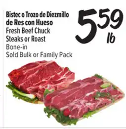 El Super Fresh Beef Chuck Steaks or Roast offer