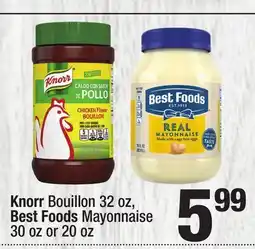Super King Markets Knorr Bouillon 32 oz, Best Foods Mayonnaise 30 oz or 20 oz offer