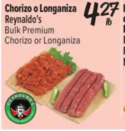 El Super Reynaldo's Bulk Premium Chorizo or Longaniza offer