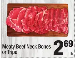 Super King Markets Meaty Beef Neck Bones or Tripe offer