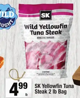 Super King Markets SK Yellowfin Tuna Steak offer
