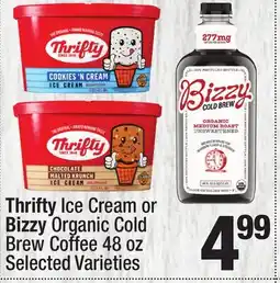 Super King Markets Thrifty Ice Cream or Bizzy Organic Cold Brew Coffee offer