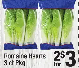 Super King Markets Romaine Hearts offer