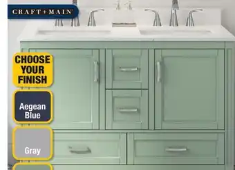 Menards Pike Vanity with Top offer