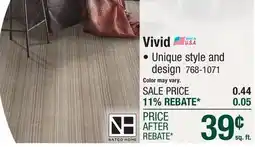 Menards Vivid offer