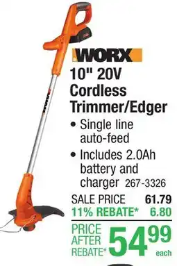 Menards 10 20V Cordless Trimmer/Edger offer