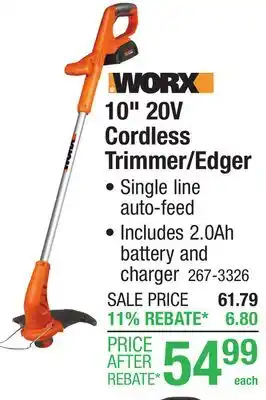 Menards 10 20V Cordless Trimmer/Edger offer