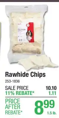 Menards Rawhide Chips offer