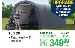 Menards 10 X 20 RoundTop offer