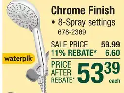 Menards Chrome Finish offer