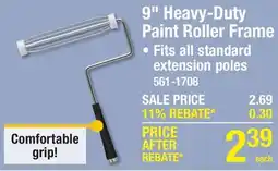 Menards 9 Heavy-Duty Paint Roller Frame offer