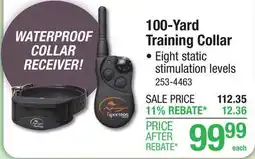 Menards 100-Yard Training Collar offer