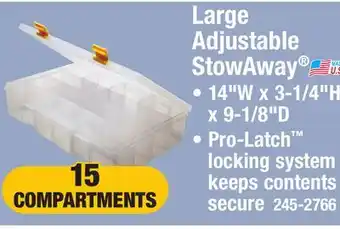 Menards Large Adjustable StowAway offer
