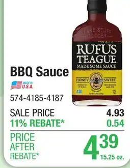 Menards BBQ Sauce offer