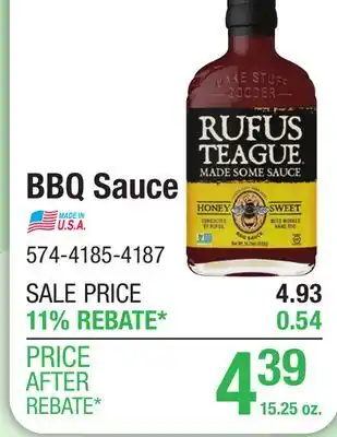 Menards BBQ Sauce offer