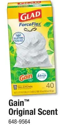 Menards Gain Original Original Scent offer