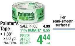 Menards Painter's Tape offer