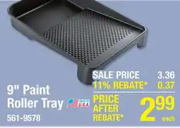 Menards 9 Paint Roller Tray offer