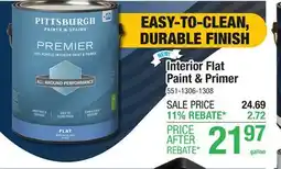 Menards Interior Flat Paint & Primer offer